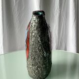 Mid Century Fat Lava 'Pugi' Vase