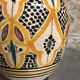 Vase Marocain Safi jaune et noir