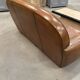 Old leather club sofa
