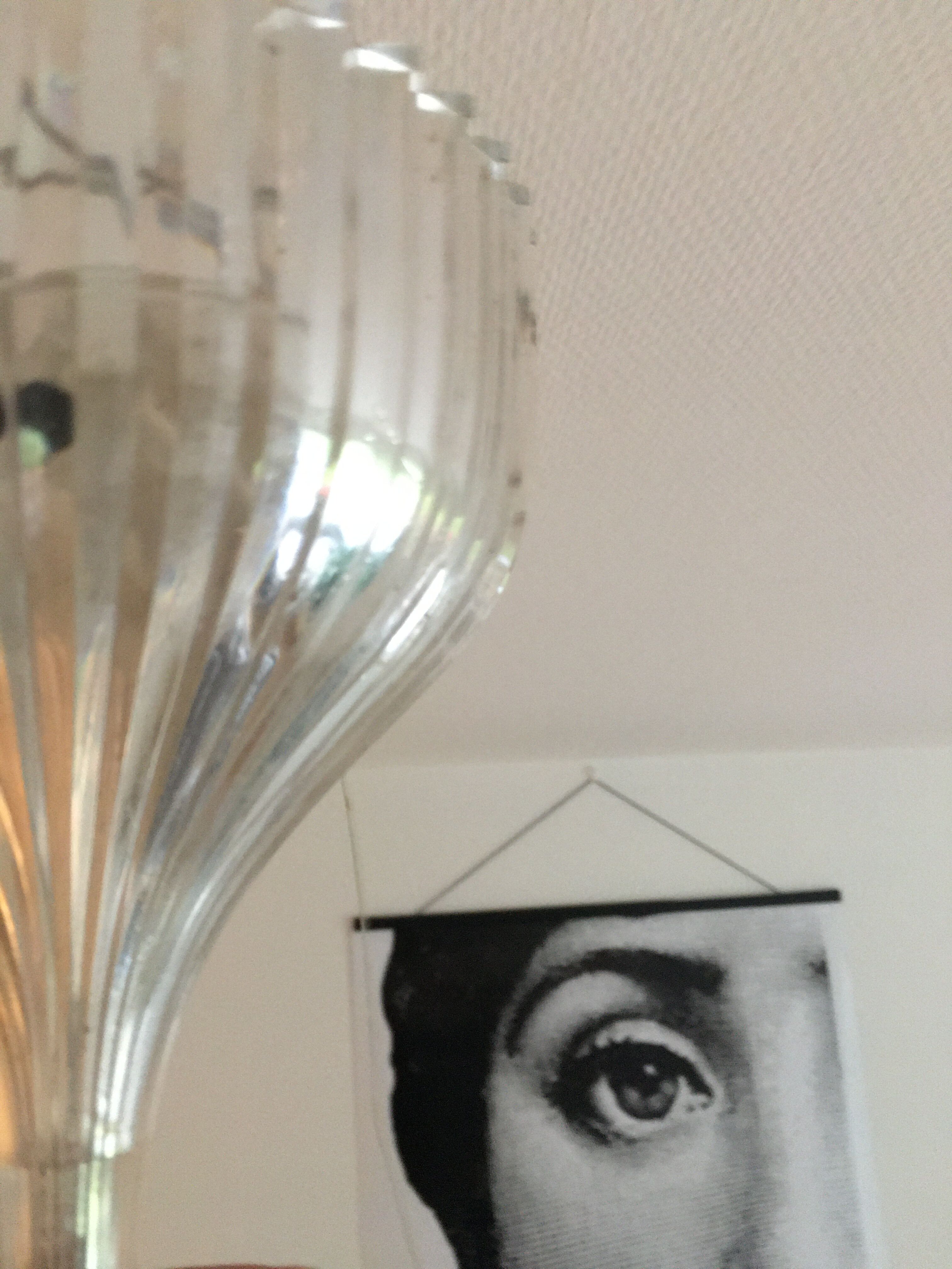 Transparent Kartell hanging lamp