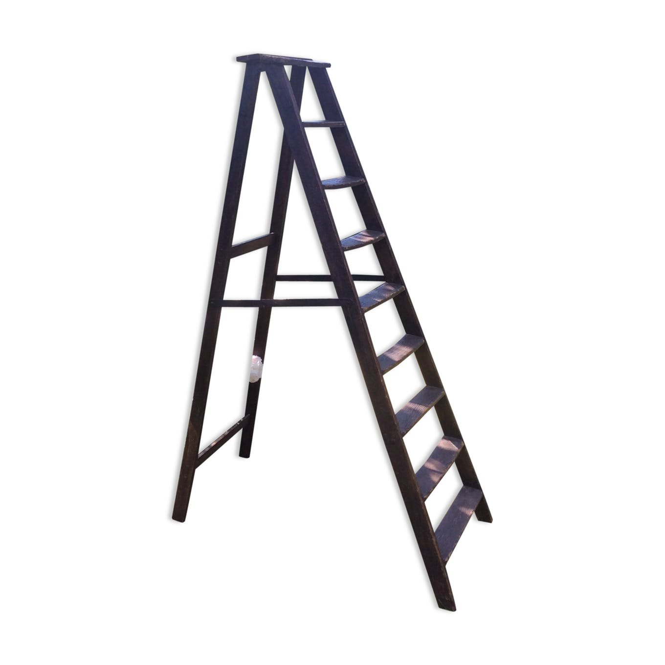 Escabeau bois et fer forgé