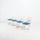 Set of 4 Space Age Casalino dining chairs by Alexander begge for Casala
