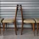 Série suite de 8 chaises Vintage circa 1960