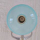 Chrome and blue seventies candlestick