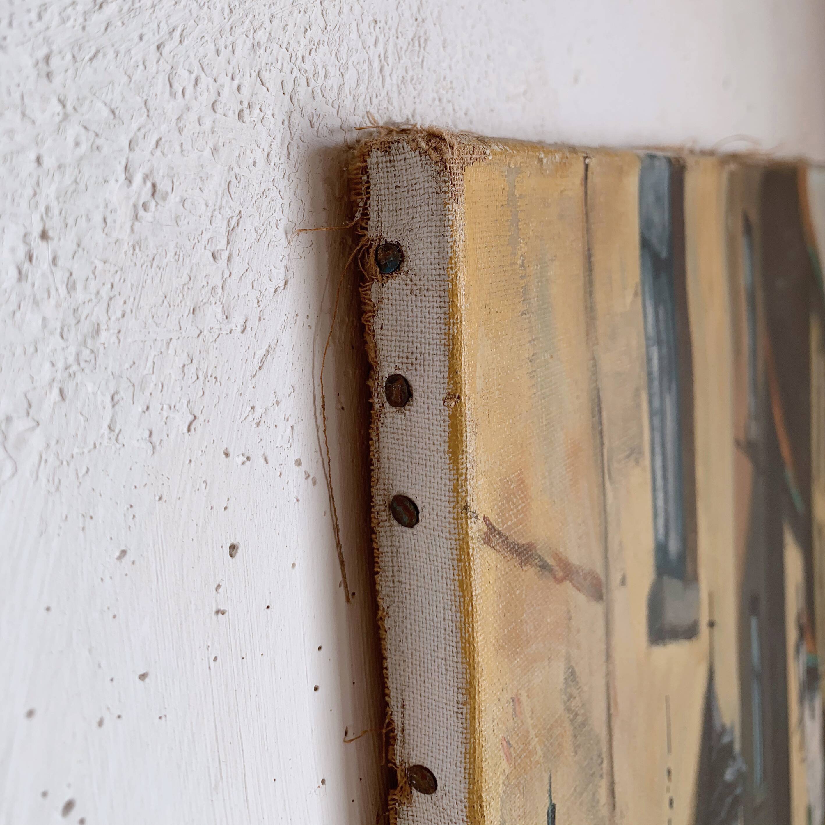 Old painting on Rue de Bruxelles - circa 1950