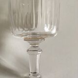 series of 5 early 20th crystal water glasses