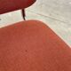 Pair of Marcel Breuer B64 Knoll armchairs in coral fabric