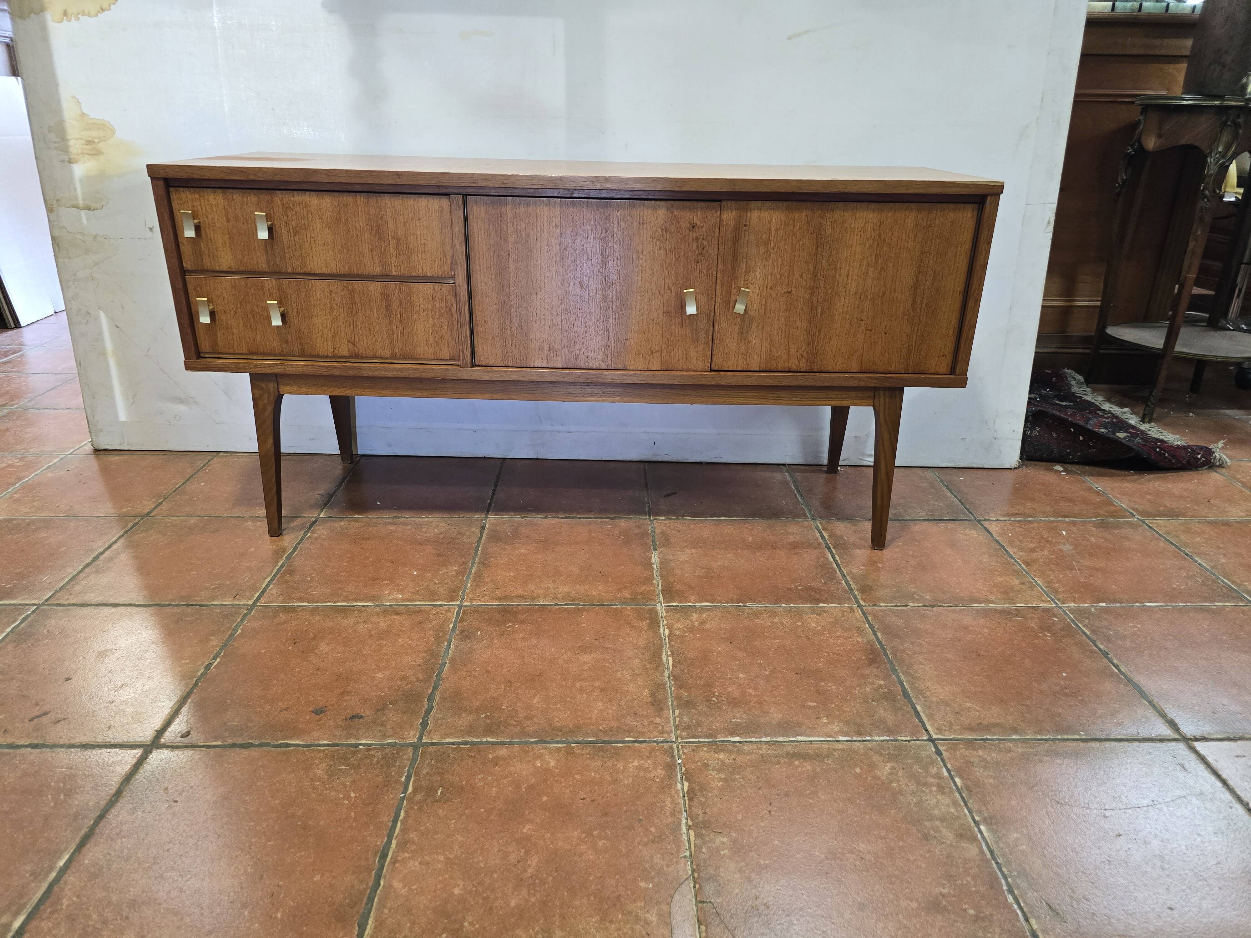 Scandinavian oak sideboard from the 60s, 125cms L