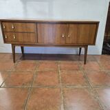 Scandinavian oak sideboard from the 60s, 125cms L