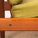 Danish Teak and fabric armchair by Børge Jensen & Sønner 1960.