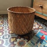 Bamboo basket intertwined
