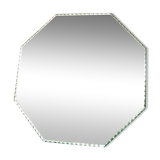 Antique bevelled mirror 38x38cm