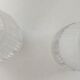 Lot de deux verres de lampe