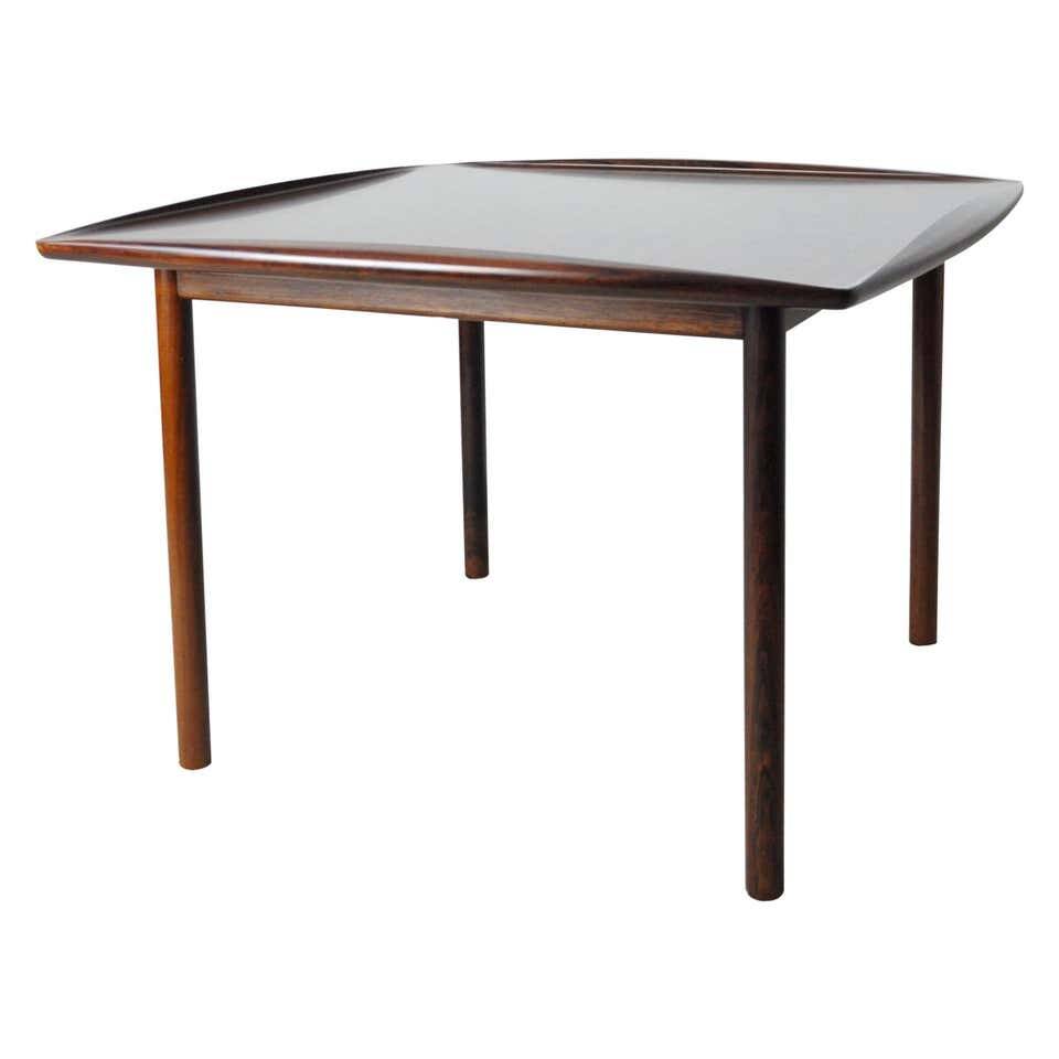 Rare Danish Modern Rosewood Coffee Table by Grete Jalk for P. Jeppesen