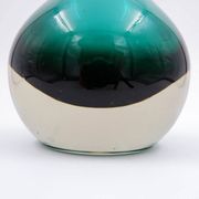 Green Kolben vase by Tamara Aladin Riihimaki for Riihimaen Lasi Oy, Finland