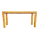 Vintage bamboo Coastal - Tropical console with a glass top from the 1960s.
