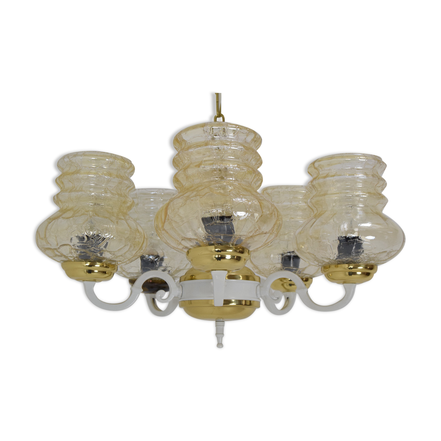 Mid-century Chandelier,Czechoslovakia,1970's.