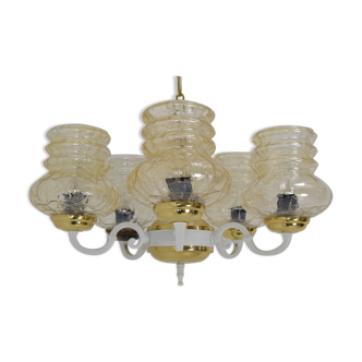 Mid-century Chandelier,Czechoslovakia,1970's.