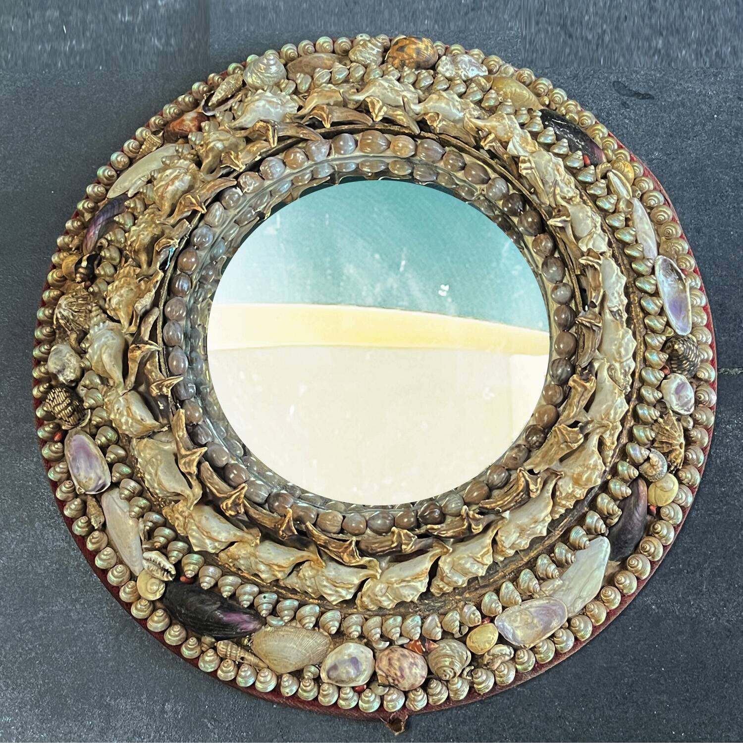Shell mirror from the 50s
