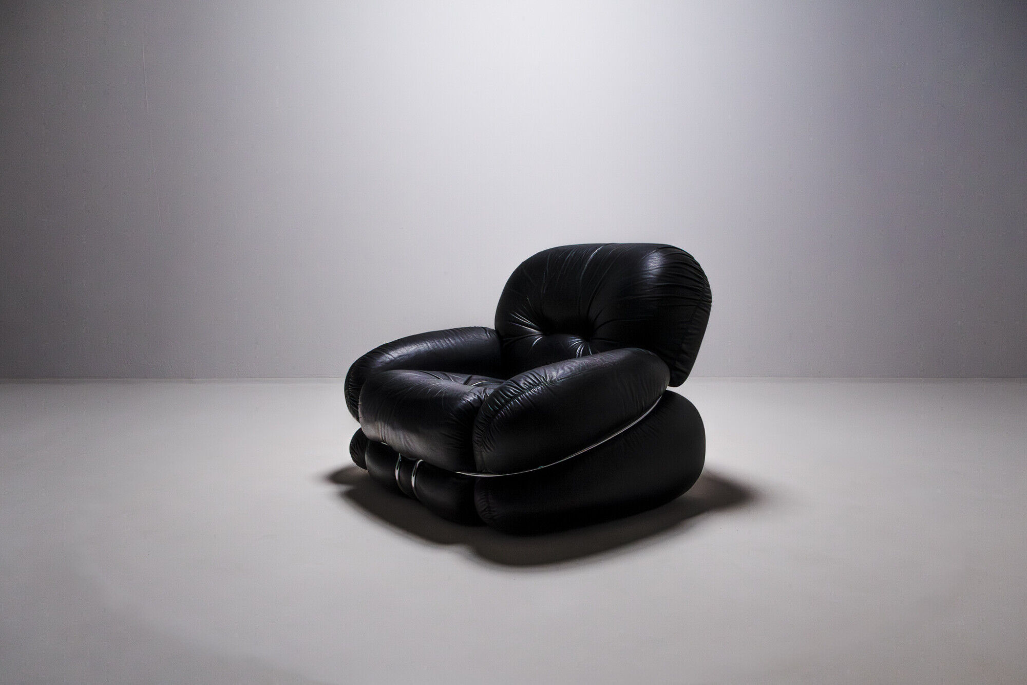 Three-piece lounge set model OKAY by Adriano Piazzesi, Italy, 1970s