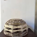 Vintage 70s wool ceiling lamp shade