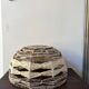 Vintage 70s wool ceiling lamp shade
