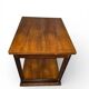 Table d’appoint / desserte Art déco en bois sur roulettes