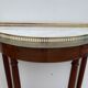 Console half moon wooden and marble louis XVI style