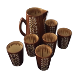 Vintage ceramic orangeade set