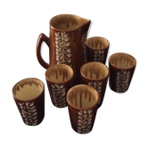 Vintage ceramic orangeade set