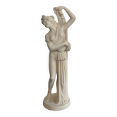 Sculpture nymphe baigneuse style néoclassique plâtre