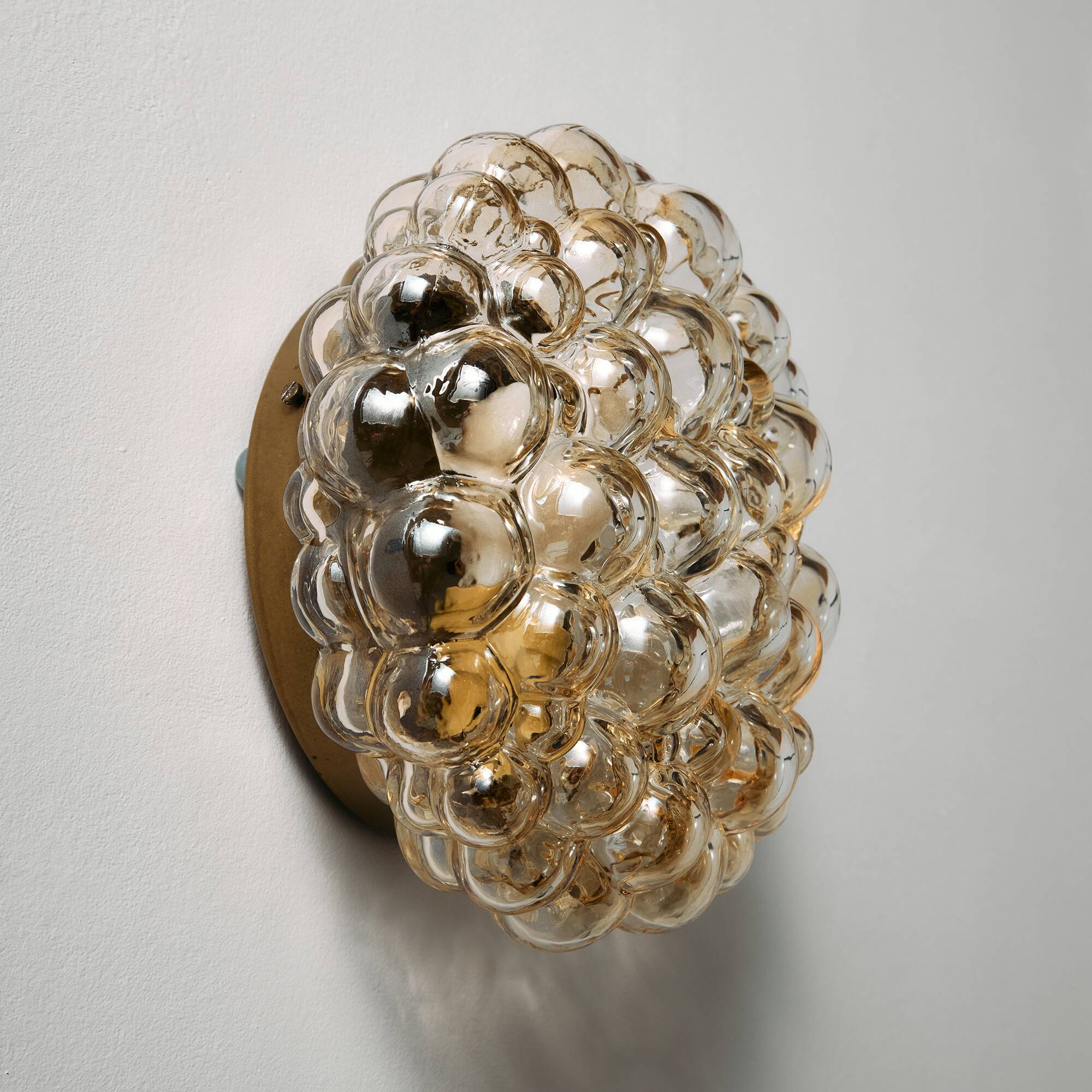 Bubble glass wall light by Helena Tynell for Limburg