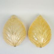 Fritz Kurz - Paire d'appliques pour Orrefors, Suède, 1960