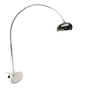 Lampe arc chromée rétro