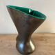 Vase en céramique noire et verte, 1950