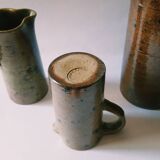 Signed sandstone 'gigognes' carafes