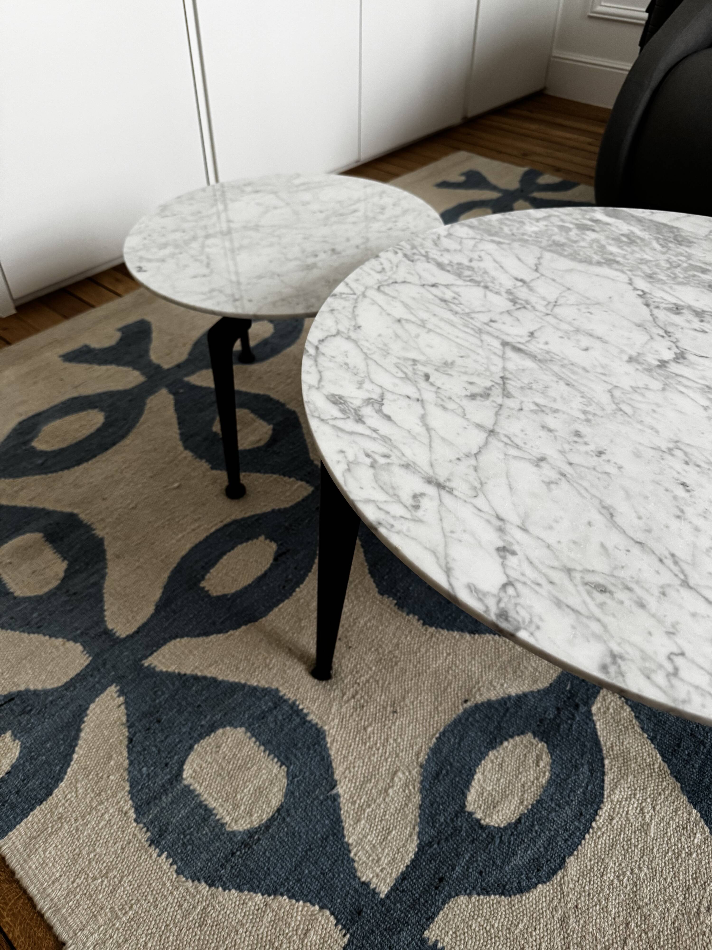 Marble coffee tables from the 80s