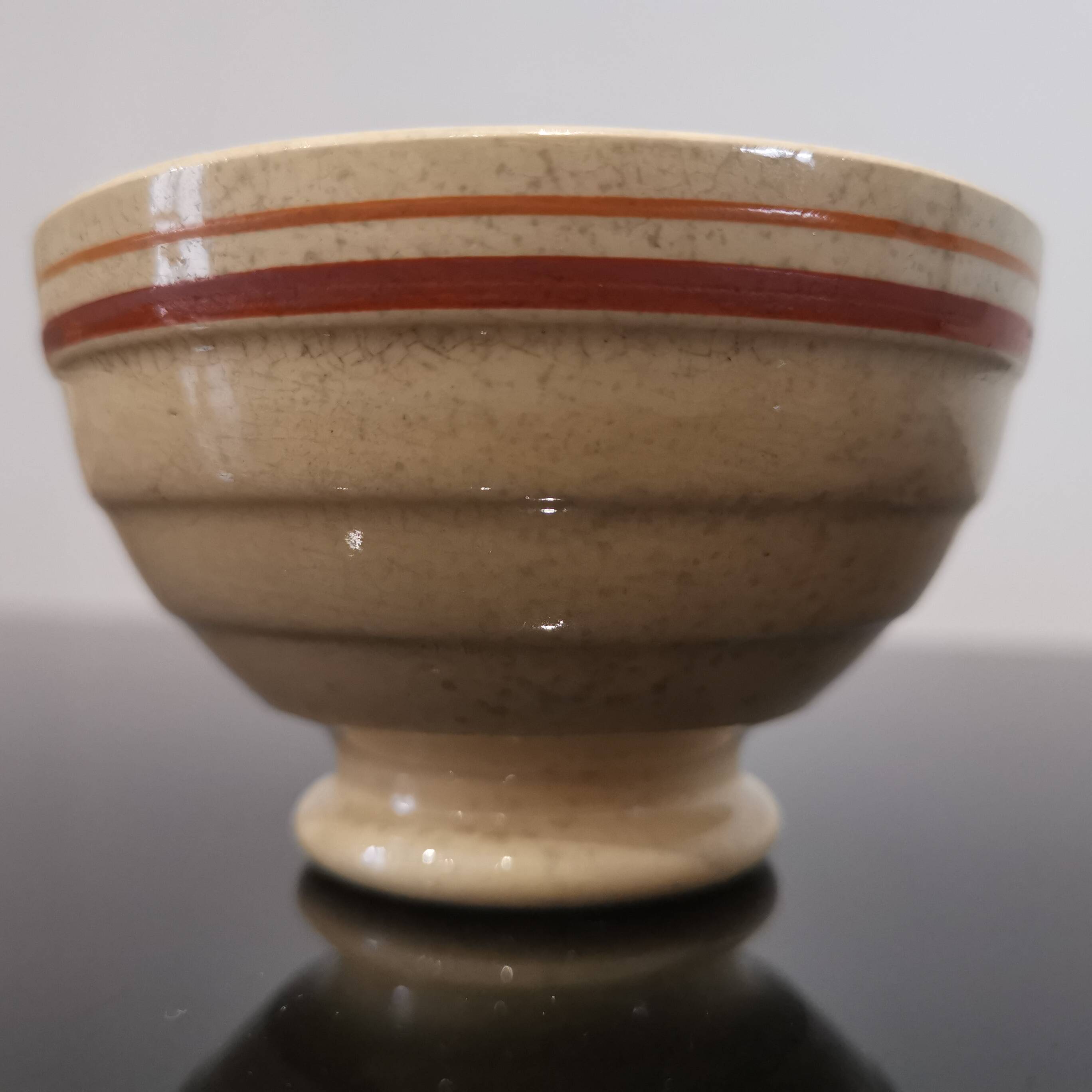 Old small vintage ceramic bowl 50'S