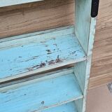 Burmese teak wall shelf