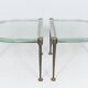 Brutalist German vintage coffee tables by Lothar Klute, 1980s, set of 2