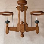 Two-light chandelier by Guillerme and Chambron for "Your House", France 60s.
