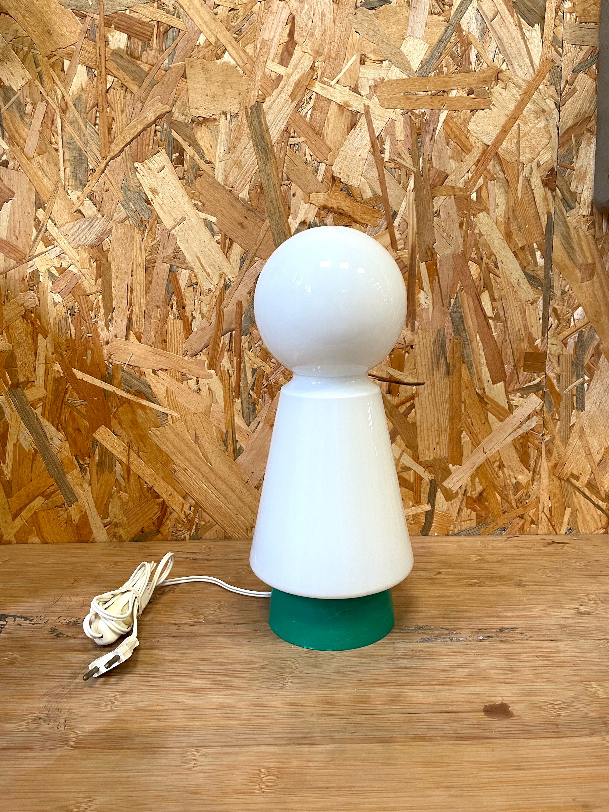 Vintage opaline lamp design - 1970s