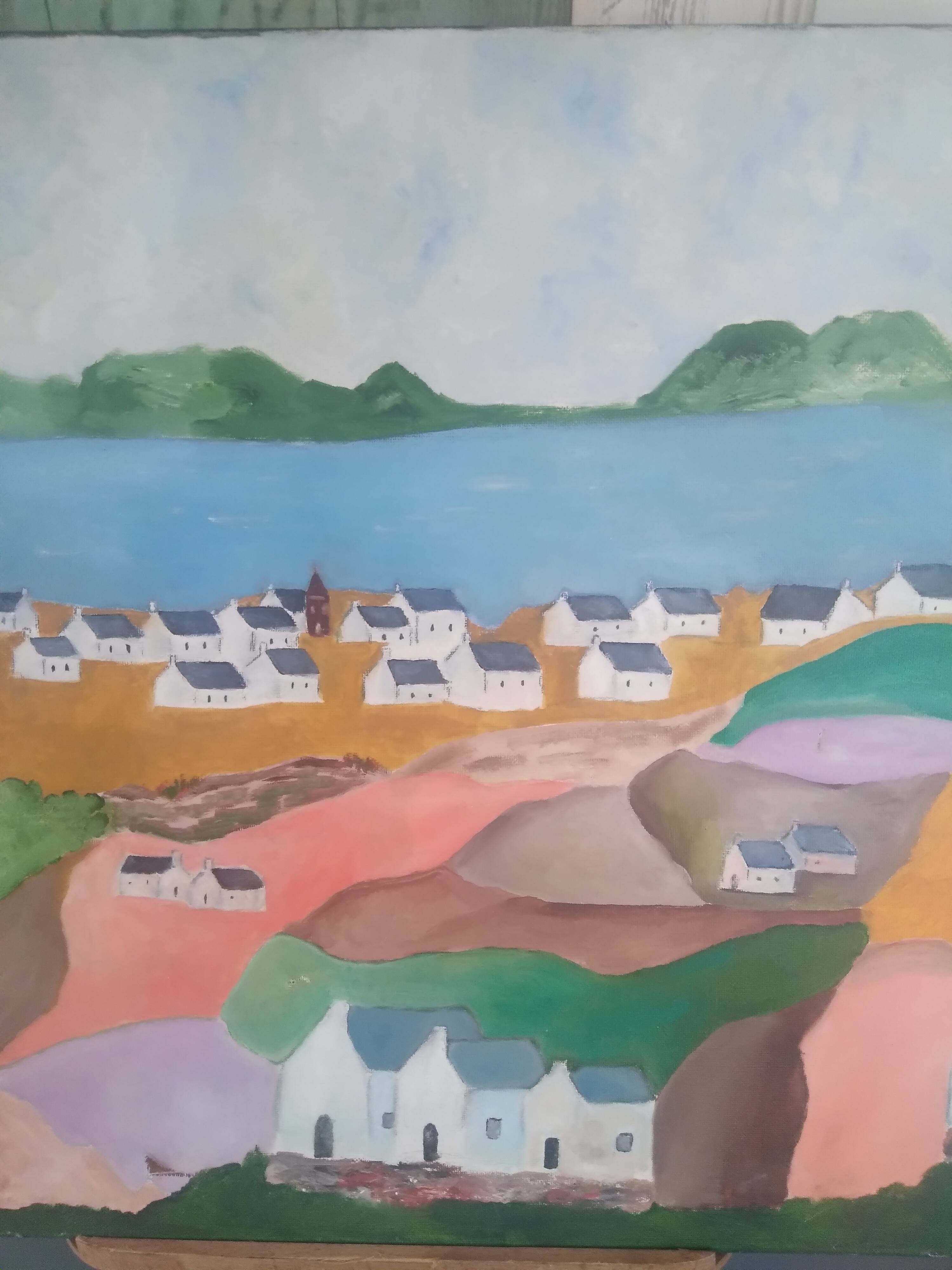 Brittany seaside and landscape painting