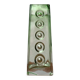 Brutalist glass block vase from the mid-century space age, 1960s