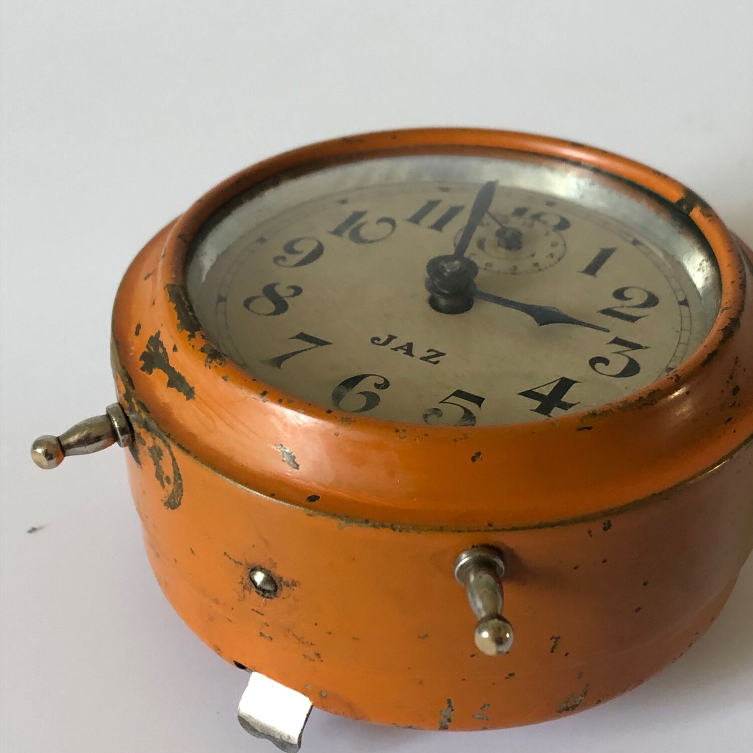 Ancen vintage alarm clock JAZ, orange