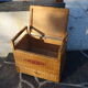 Banc coffre rotin avec tiroir
