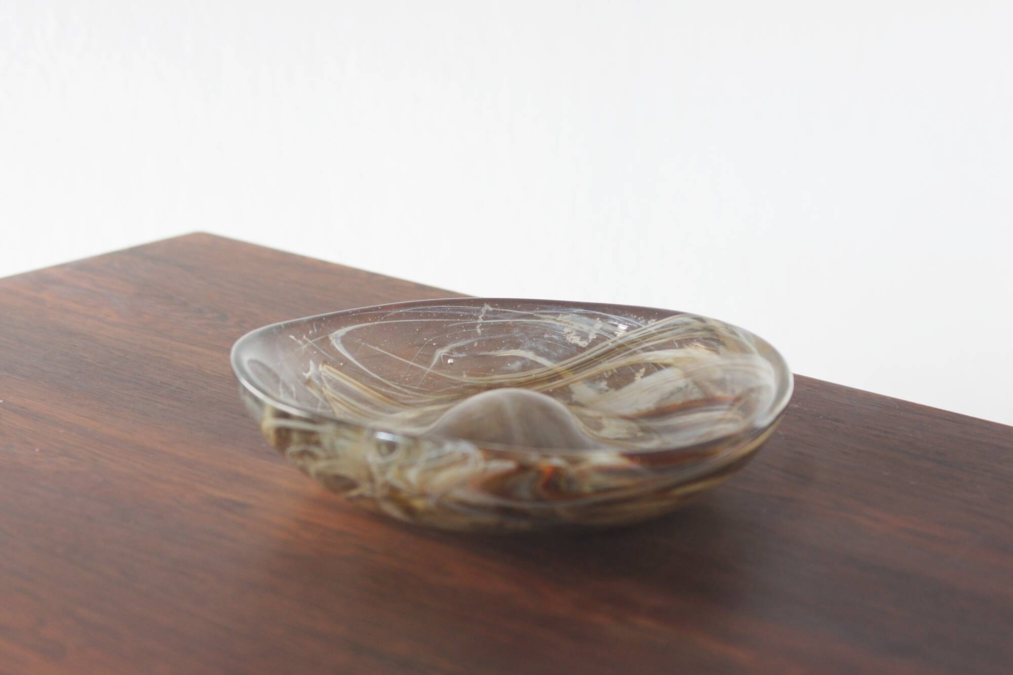 Danish Glass Model 868 Bowl by Michael Bang for Holmegaard, 1970s