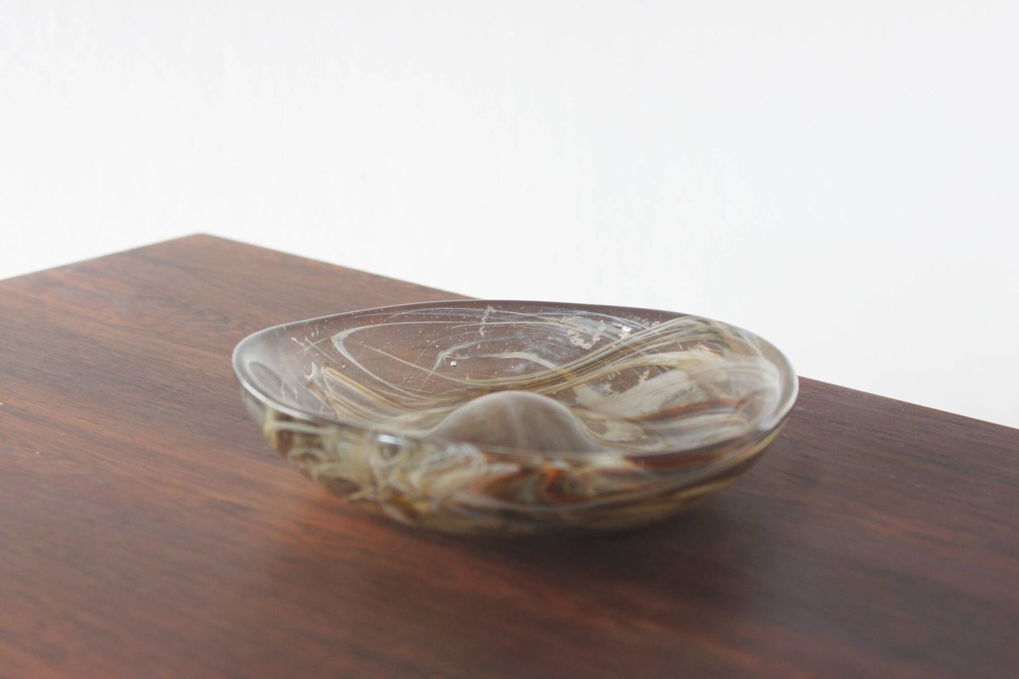 Danish Glass Model 868 Bowl by Michael Bang for Holmegaard, 1970s