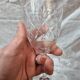 9 crystal wine glasses from 1980