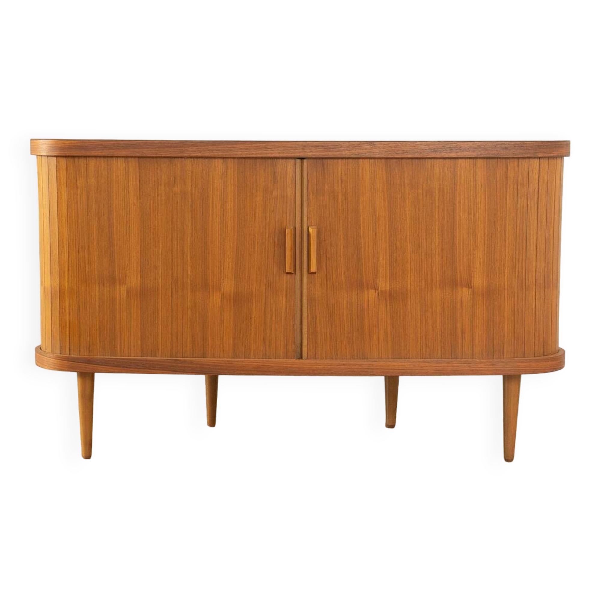 Teak veneer bar cabinet, Germany 1950s